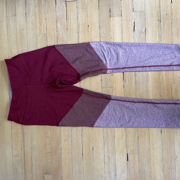 Outdoor Voices 7/8 Spring Tri-tone M in Burgundy - Picture 2 of 4